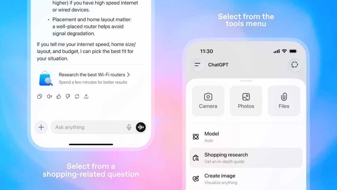 OpenAI представила ШІ-інструмент для шопінгу, який допоможе вибрати найкращий пилосос на Чорній п’ятниці