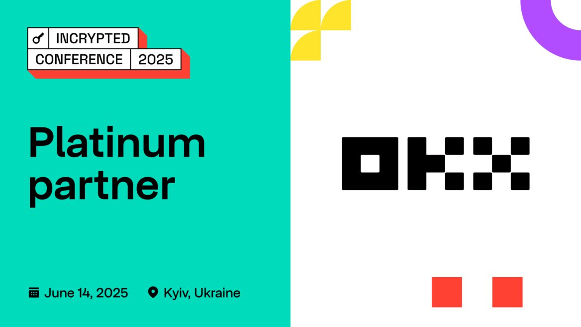OKX стала Platinum-партнером Incrypted Conference 2025 — найбільшої криптоподії в Україні