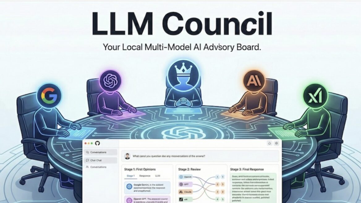 Андрей Карпати виклав у відкритий доступ LLM Council — веб-додаток, де кілька ШІ сперечаються між собою та обирають найкращу відповідь