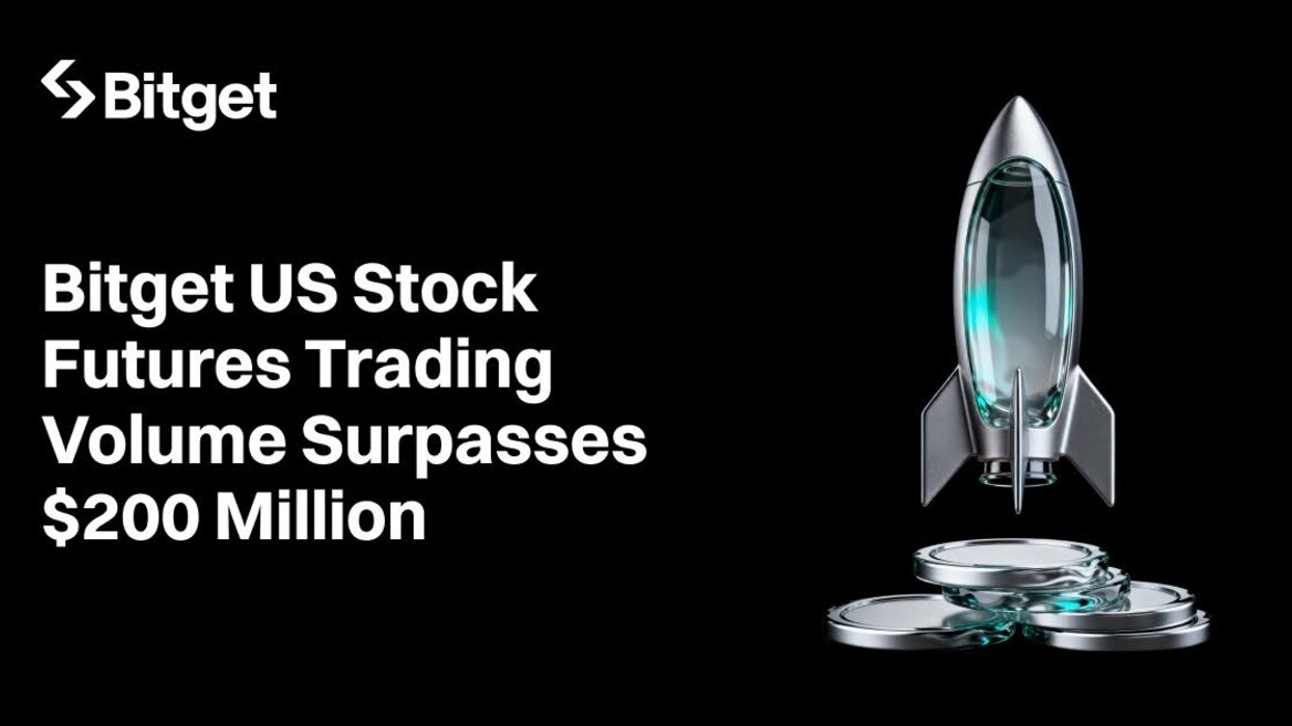 Обсяг торгів ф’ючерсами на акції США на Bitget перевищив $200 млн