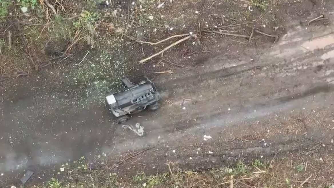 НРК MAUL із бронекапсулою успішно евакуював пораненого українського військового